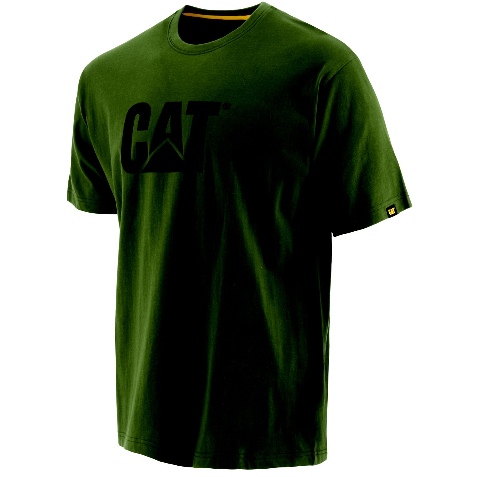 Caterpillar T-Shirts Online UAE - Caterpillar Trademark Mens - Green JRZUKE830